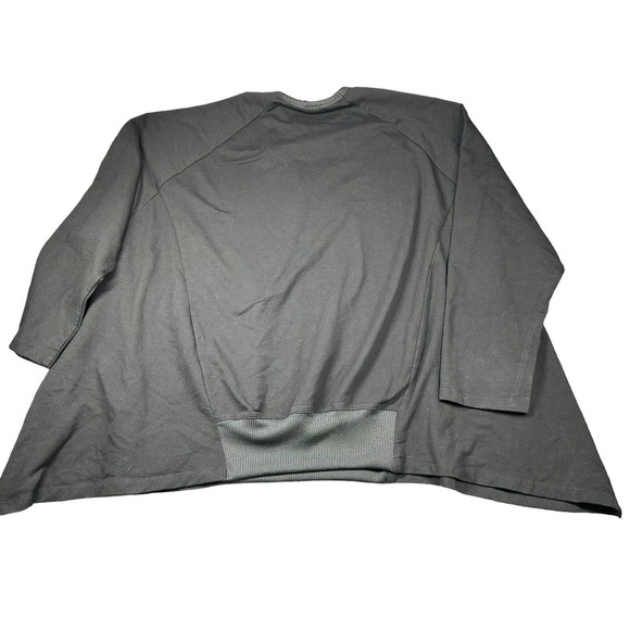 Kedem Sasson Black Sweater Lagenlook Top One Size Cotton Blend - Picture 2 of 9